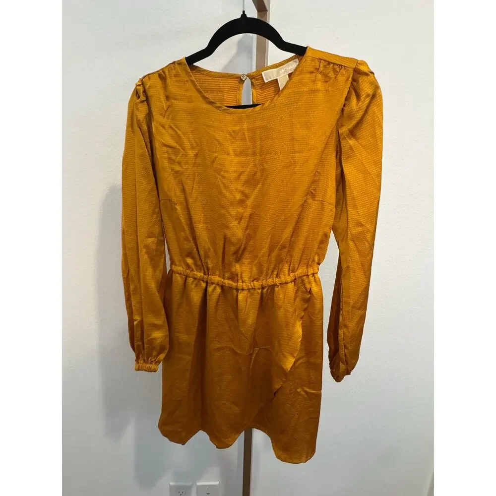 Michael Kors | Long Sleeve Flounce Dress